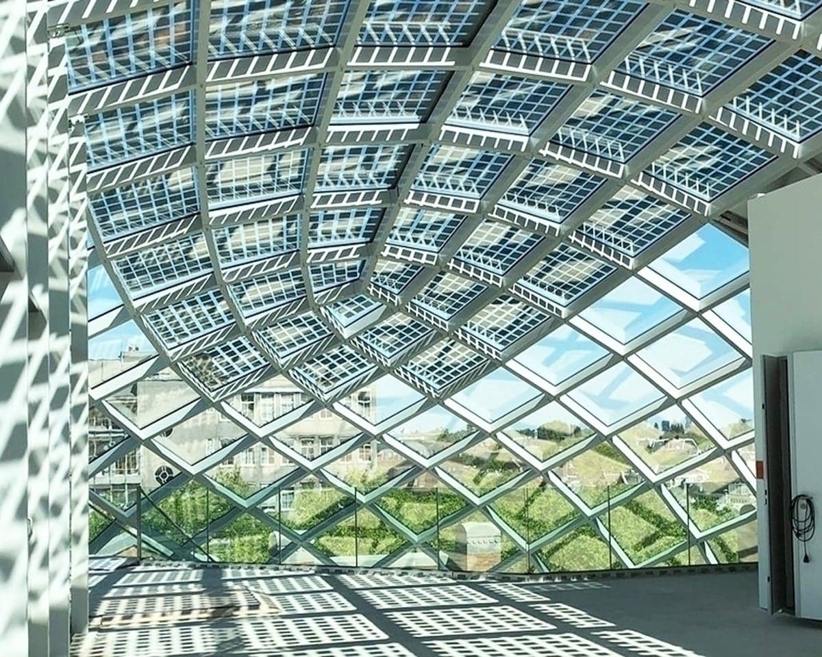 Copertura in vetro per tetto
