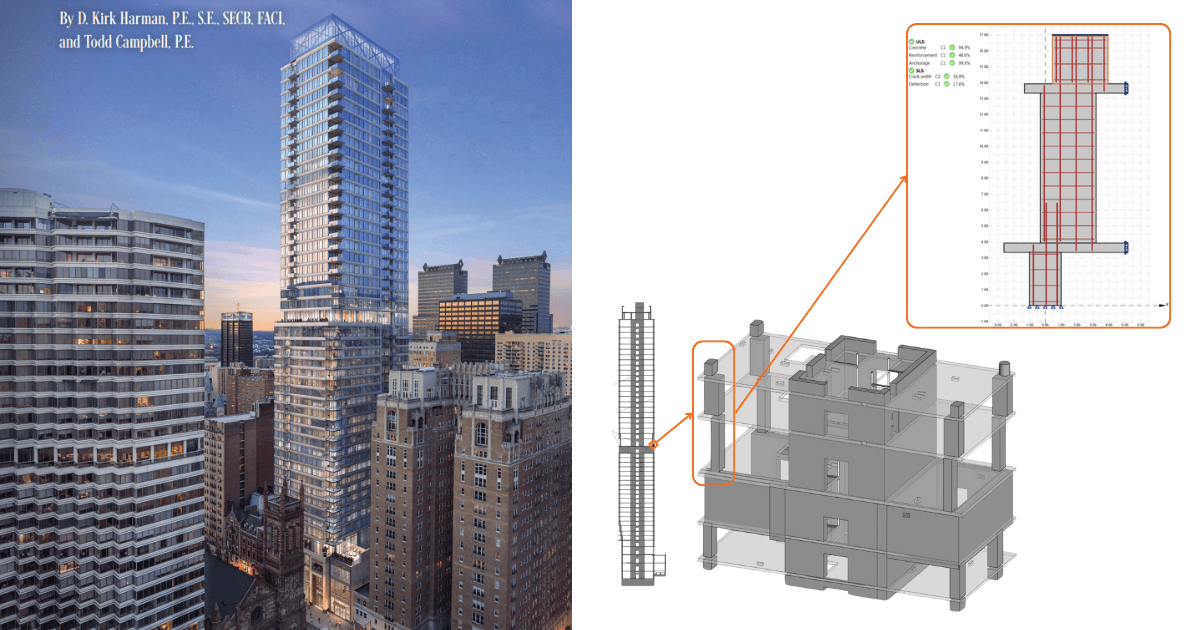 Colonne ambulanti nel progetto Laurel Rittenhouse Square