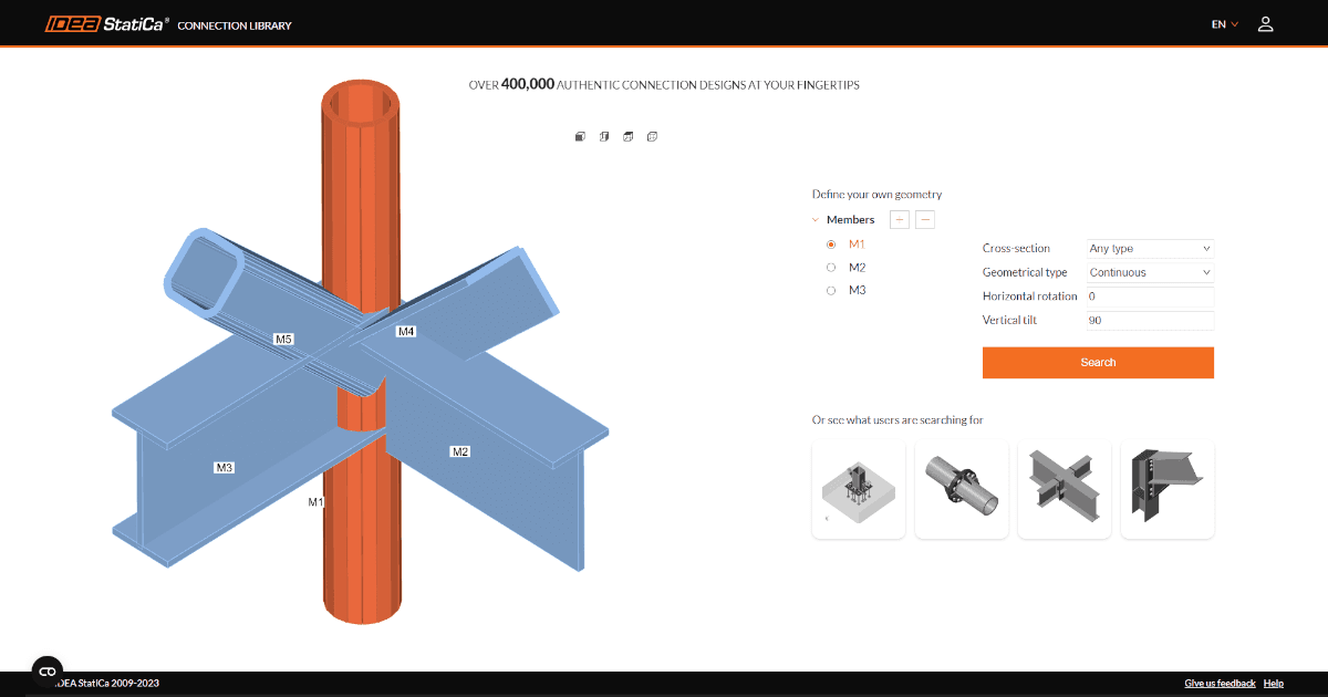 Connection Library – la plus grande base de données d'assemblages acier téléchargeables