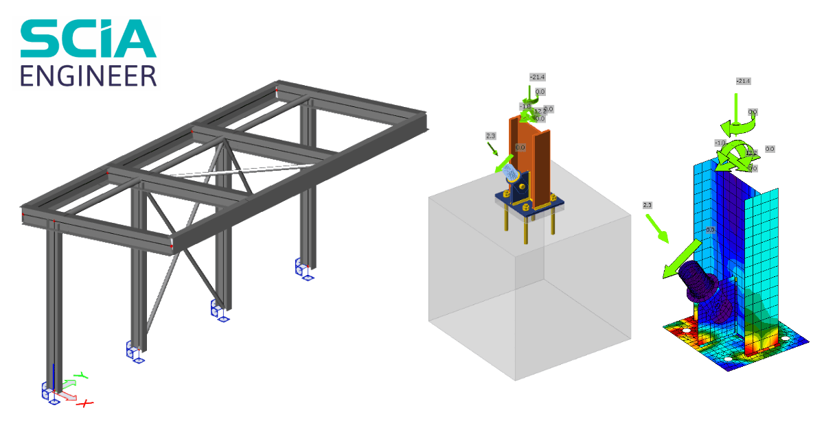 SCIA Engineer Liên kết BIM cho thiết kế liên kết thép (EN)