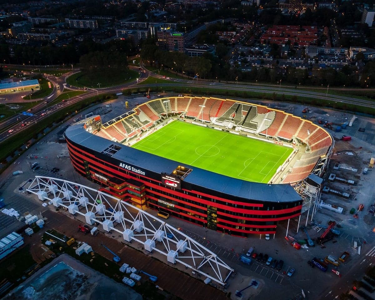 Struttura del tetto dello Stadio AFAS