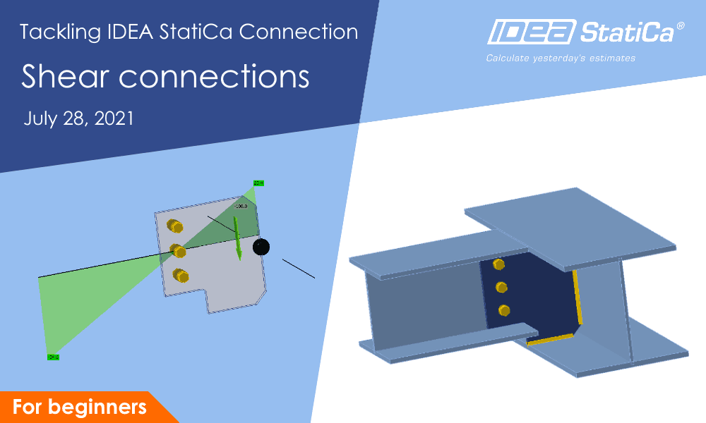 IDEA StatiCa Connection angehen (in englischer Sprache) - Scherverbindungen